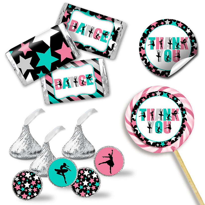 AmandaCreation Dance Thank You Sticker Bundle 429pcs. Image