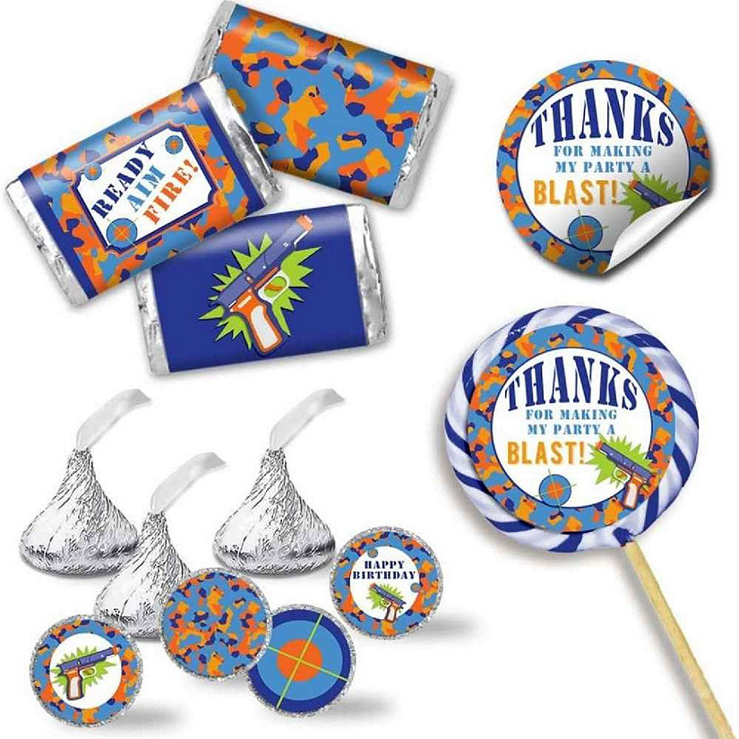 AmandaCreation Dart Gun Sticker Bundle 429pc. Image