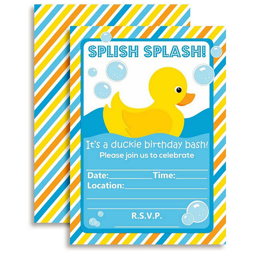 AmandaCreation Duckie Invites 40pc. Image