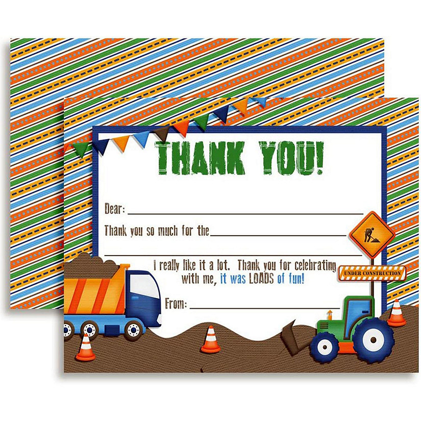 AmandaCreation Dump Truck Thank You 20pc. Image