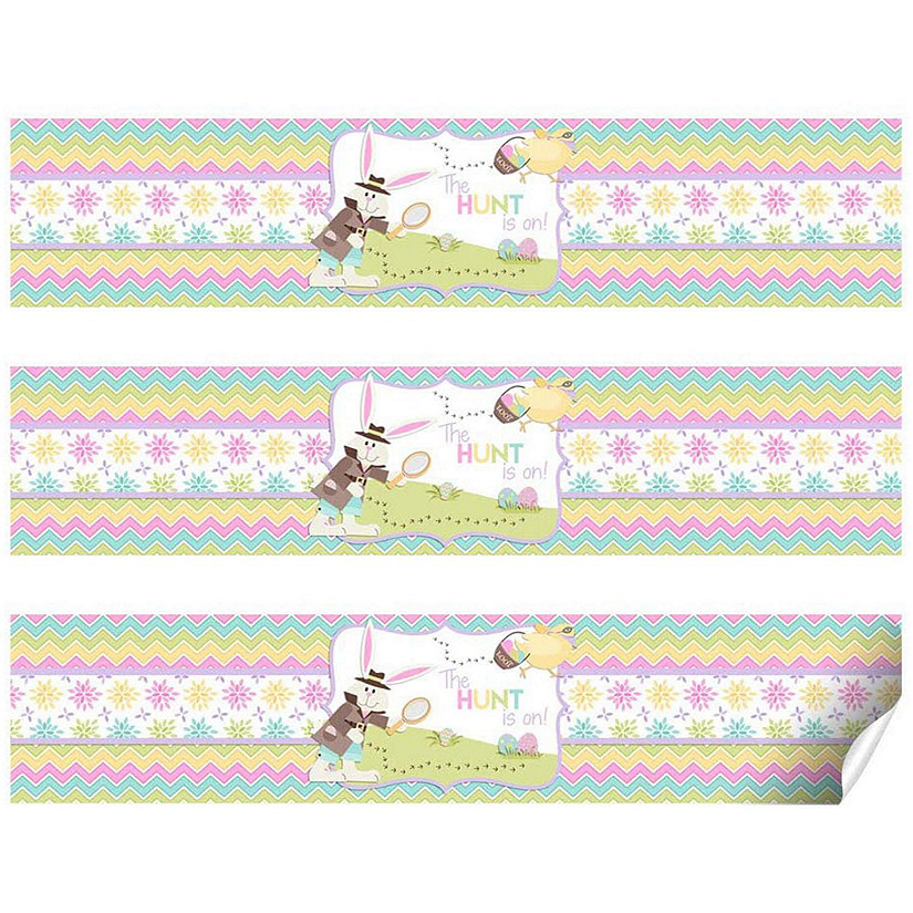 AmandaCreation Easter Egg Detective Water Bottle Labels 20 pcs. Image