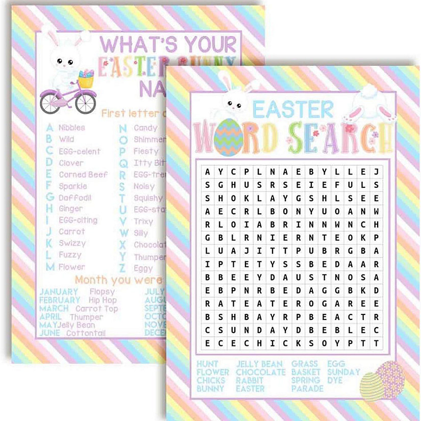 AmandaCreation Easter Word Search 10pc. Image