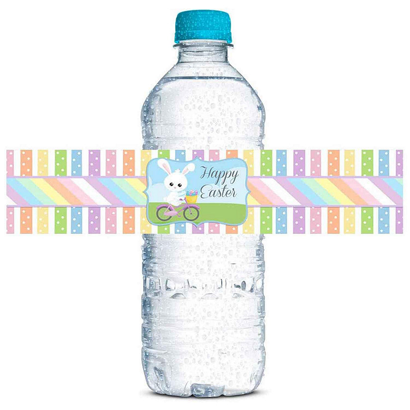 AmandaCreation Egg-celent Easter Water Bottle Labels 20 pcs. Image