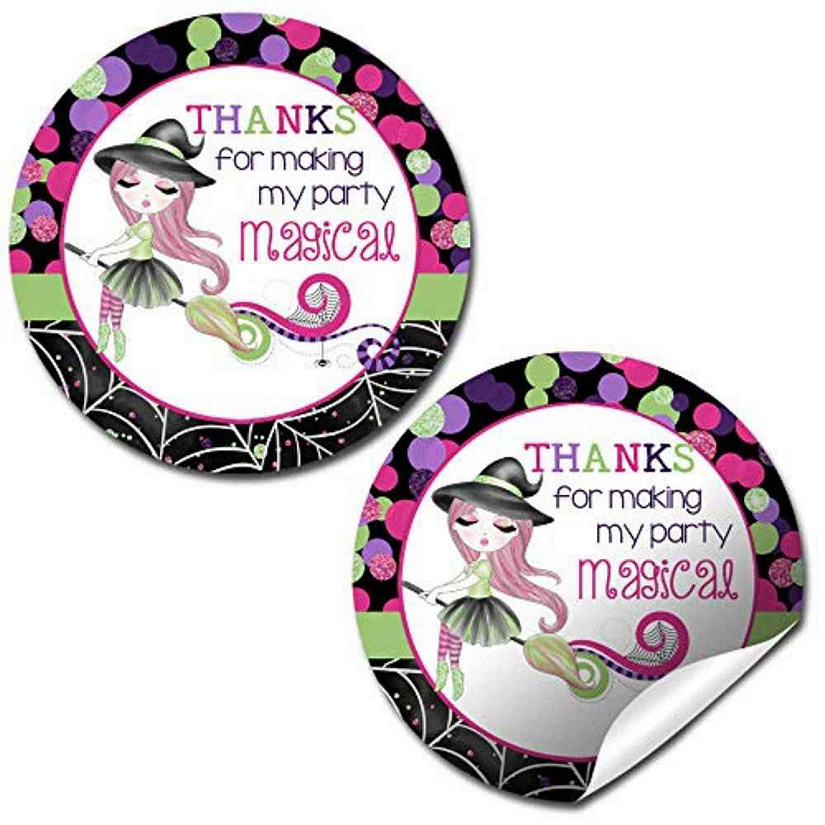 AmandaCreation Fancy Witch Envelope Seals 40pc. Image
