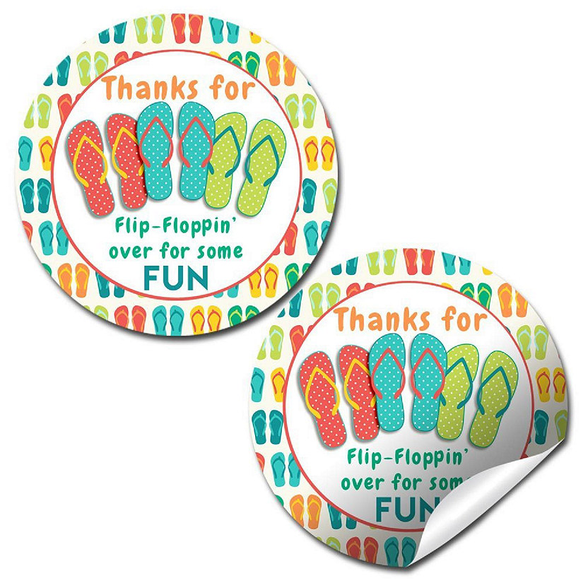 AmandaCreation Flip Flop Envelope Seals 40pc. Image