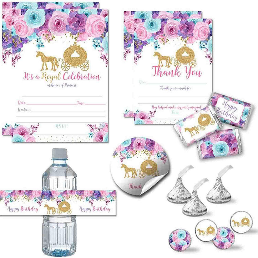 AmandaCreation Floral Princess Birthday Bundle 321pc. Image
