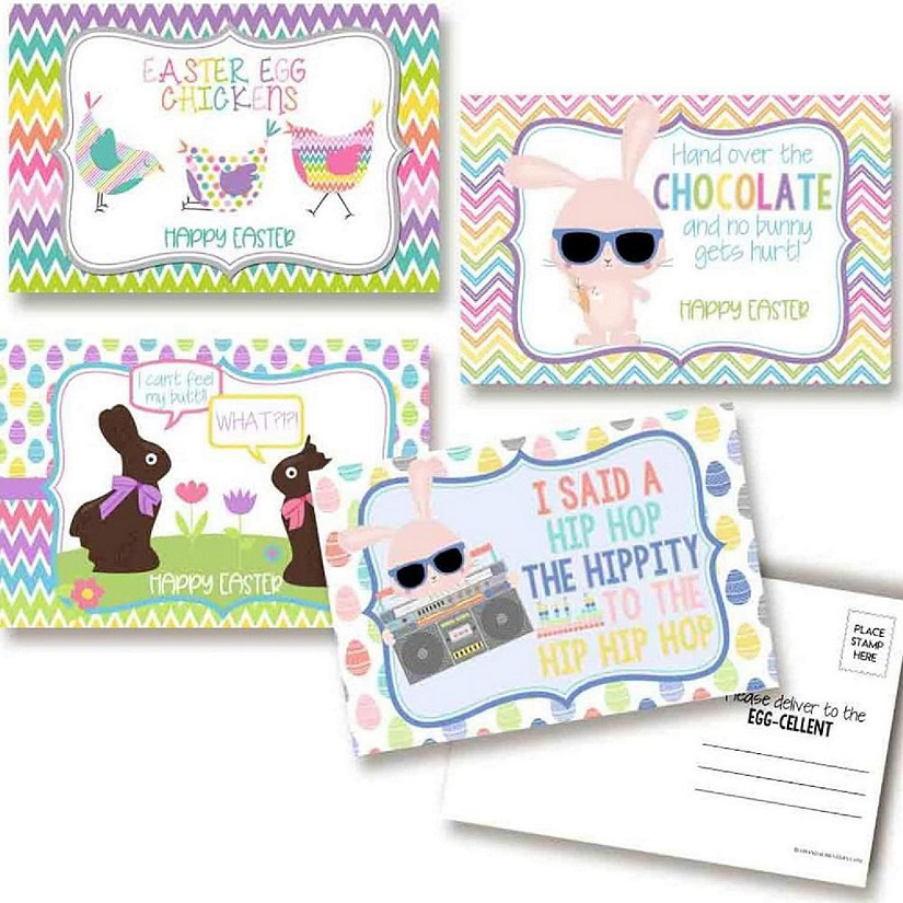 AmandaCreation Funny &amp; Silly Easter Postcards 20pc. Image