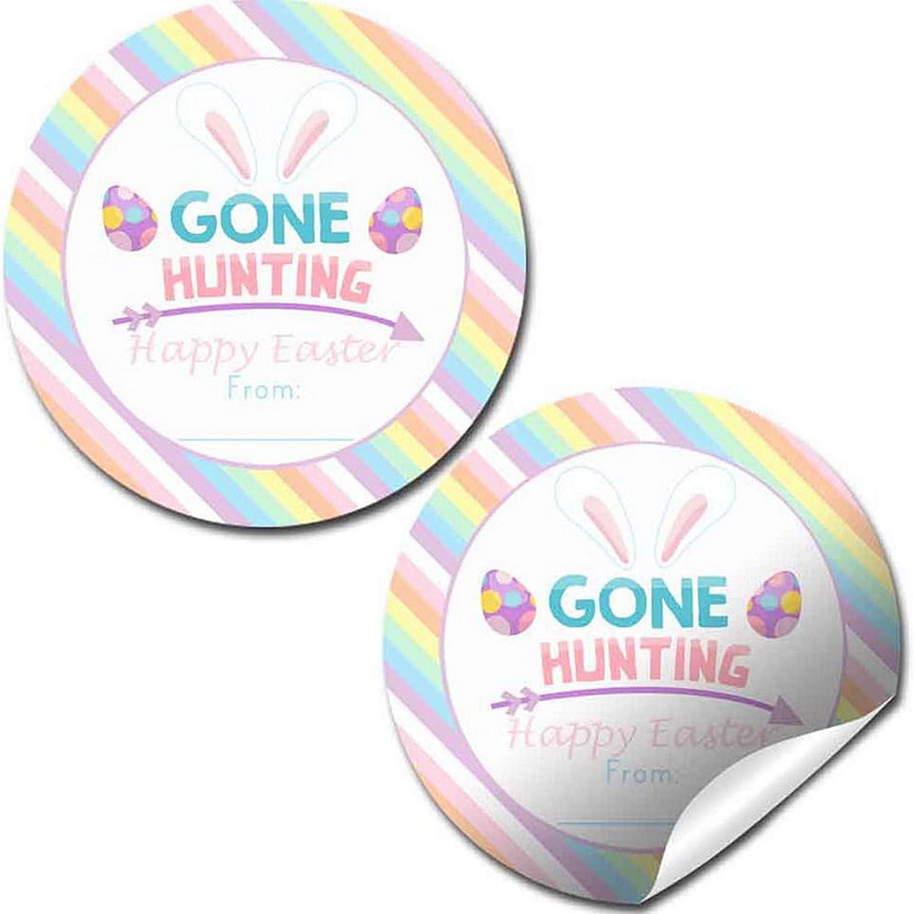 AmandaCreation Gone Hunting Easter Envelope Seal 40pcs. Image