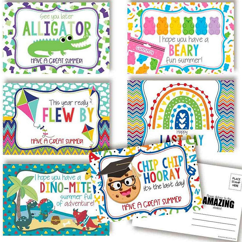 AmandaCreation Great Summer 1 Teacher Postcards 30pc. Image