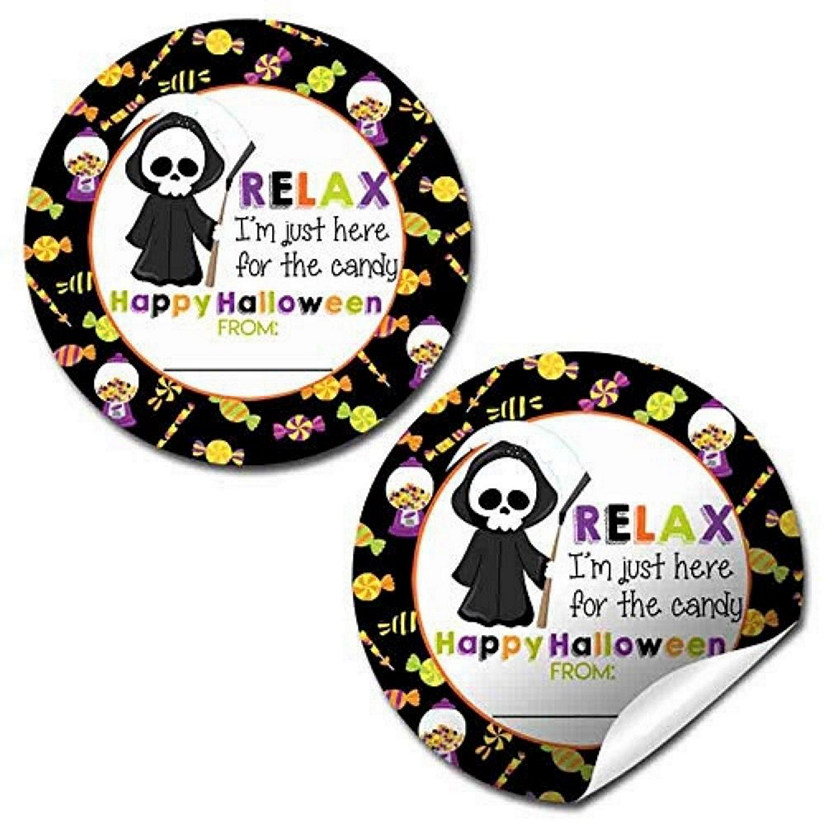 AmandaCreation Grim Reaper Envelope Seals 40pc. Image
