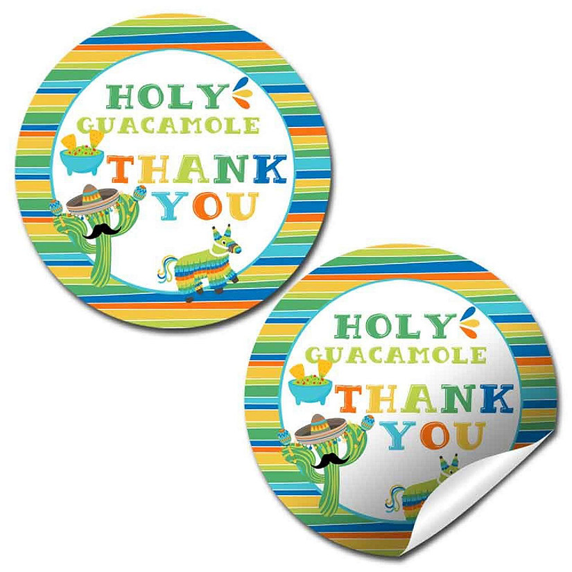 AmandaCreation Holy Guacamole Envelope Seals 40pc. Image