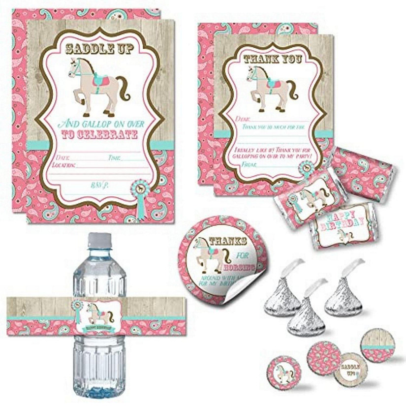 AmandaCreation Horse Back Riding Party Bundle 381pc. Image