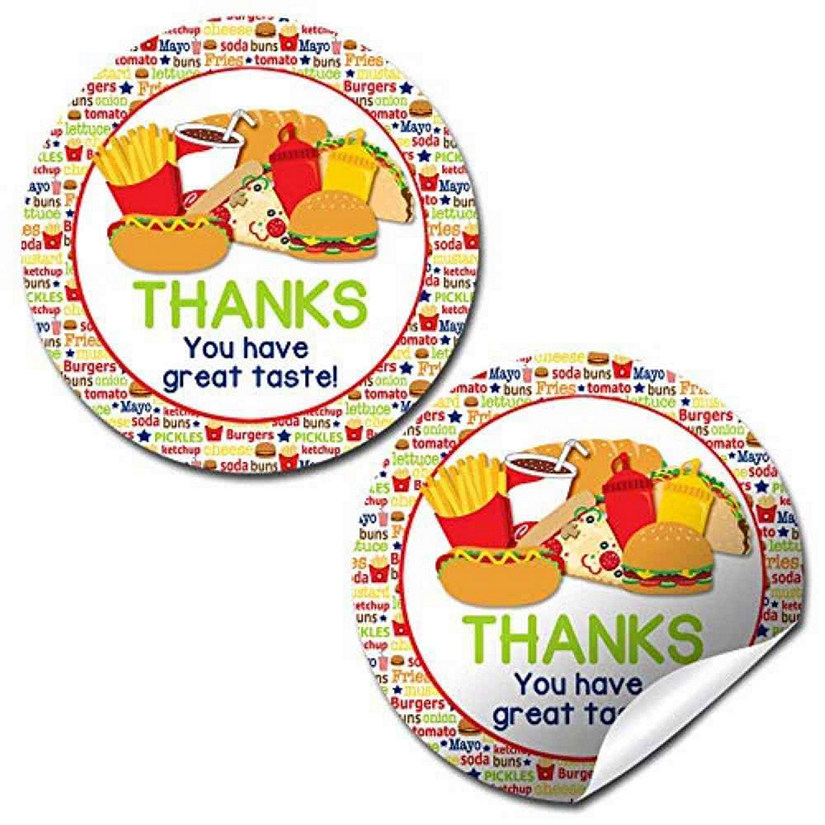 AmandaCreation Junk Food Envelope Seals 40pc. Image
