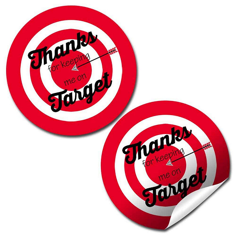 AmandaCreation Keeping Me On Target Appreciation Envelope Seals 40pc. Image