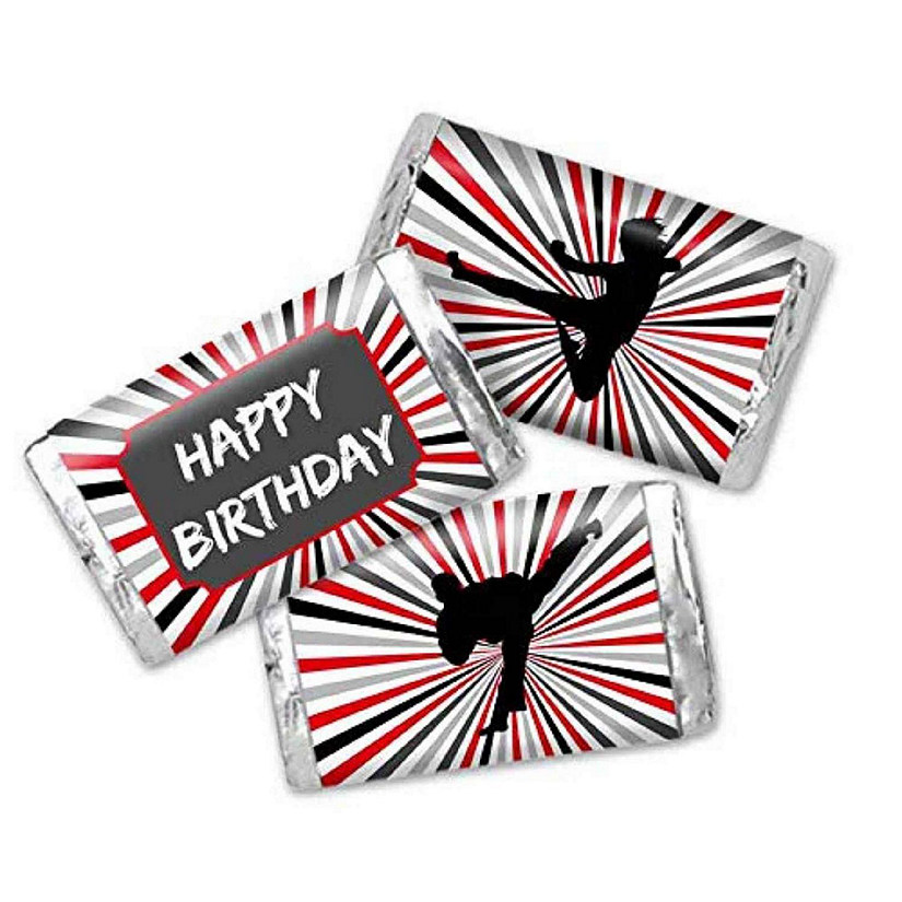 AmandaCreation Kickin Karate Mini Candybar Wrappers 45pc. Image