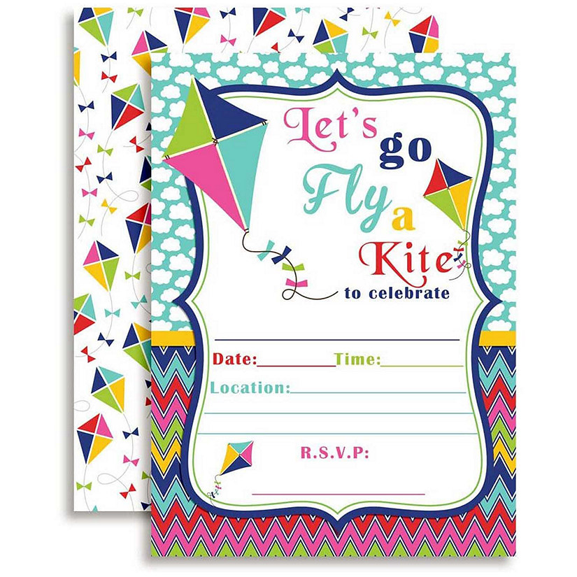 AmandaCreation Kite Invites 40pc. Image