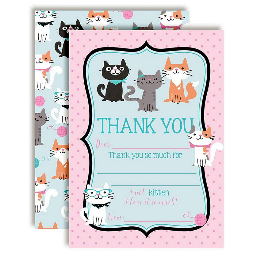 AmandaCreation Kitten Adoption Thank You 20pc. Image