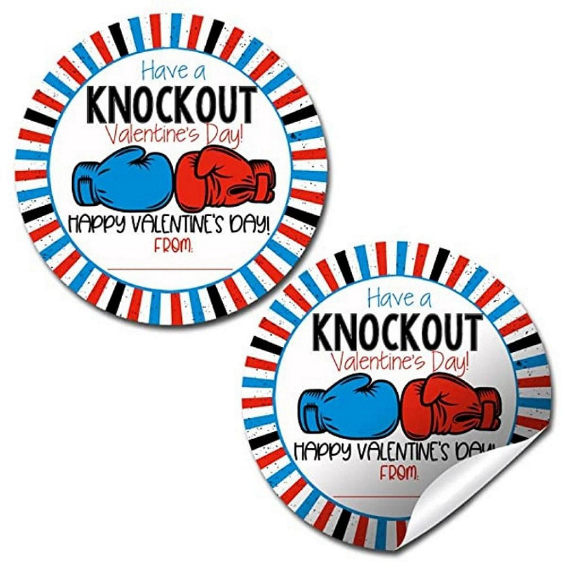 AmandaCreation Knockout Boxing Envelope Seals 40pc. Image