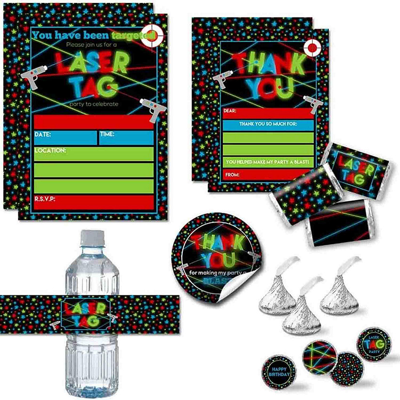 AmandaCreation Laser Tag Birthday Bundle 321pc. Image