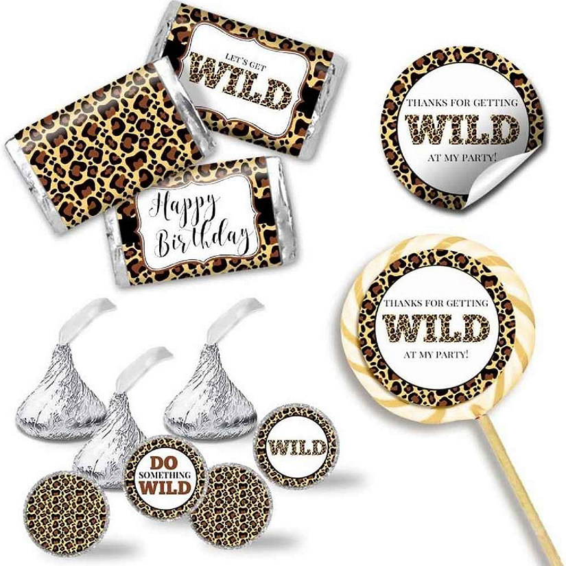 AmandaCreation Leopard Print Sticker Bundle 429pc. Image