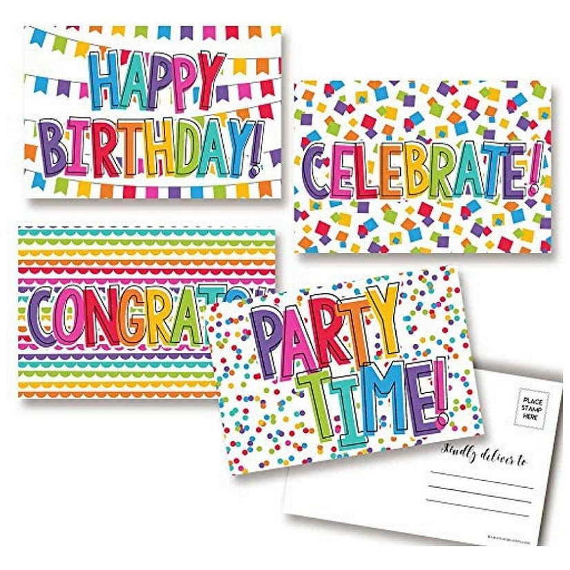 AmandaCreation Let's Celebrate Party Postcards 20pc. Image