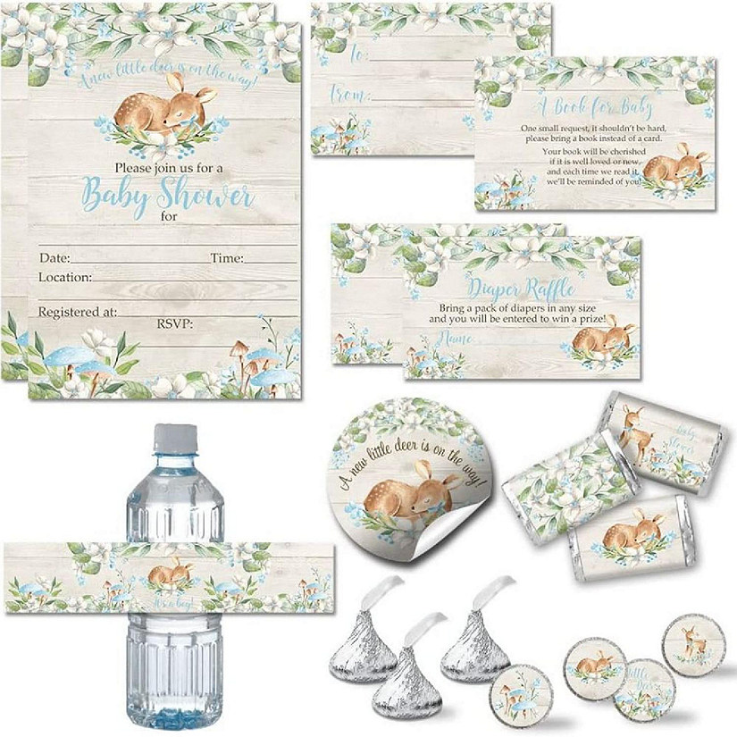 AmandaCreation Little Deer Blue Party Bundle 381pc. Image