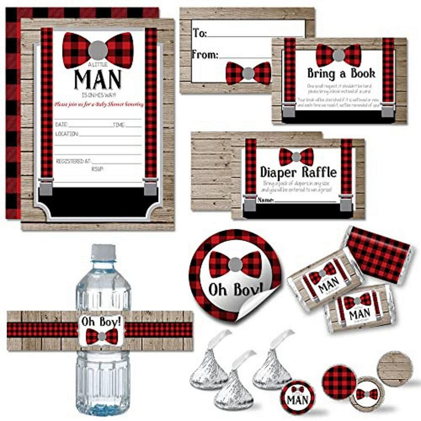 AmandaCreation Little Man Bow Tie Party Bundle 381pc. Image
