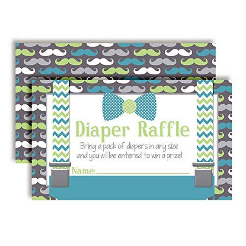 AmandaCreation Little Man Diaper Raffle 20pc. Image