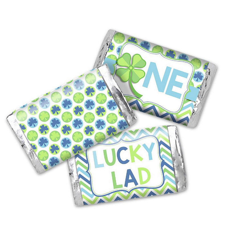 AmandaCreation Lucky Lad First Mini Candybar Wrappers 45pc. Image