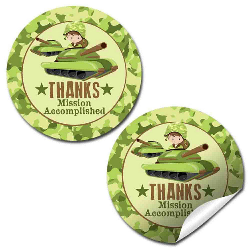 AmandaCreation Mission Accomplished Envelope Seals 40pc. Image