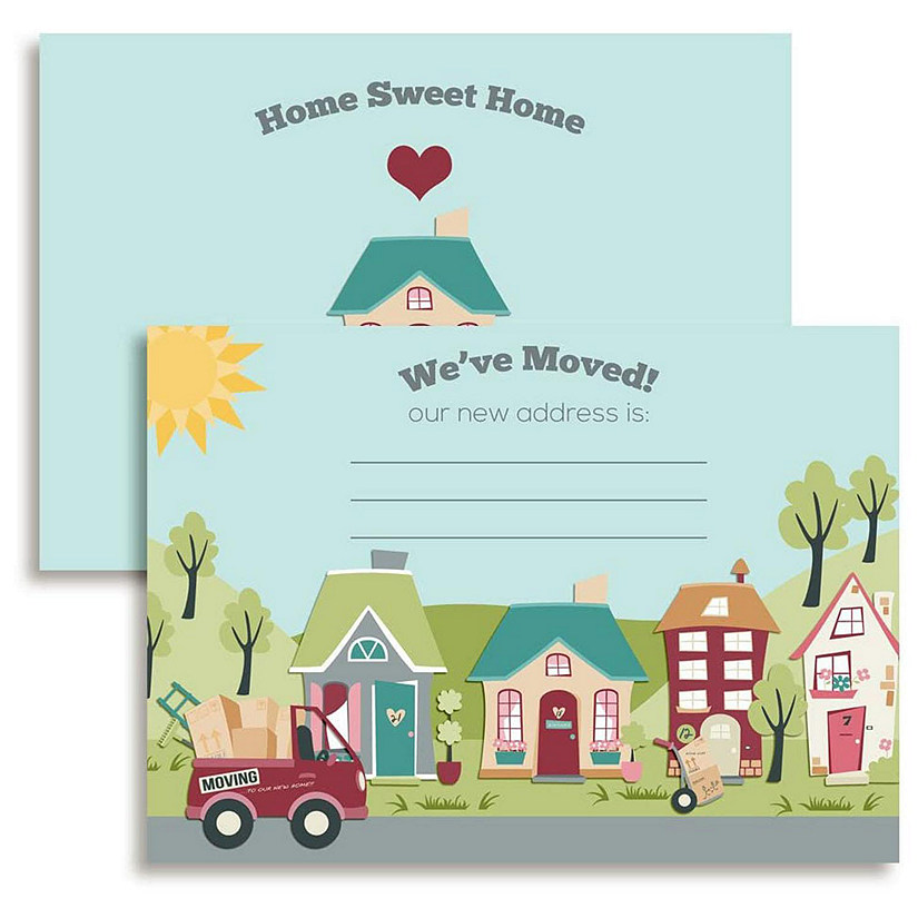 AmandaCreation Moved Invites 40pc. Image