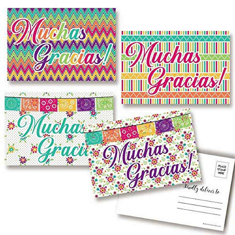 AmandaCreation Muchas Gracias Postcards 20pc. Image