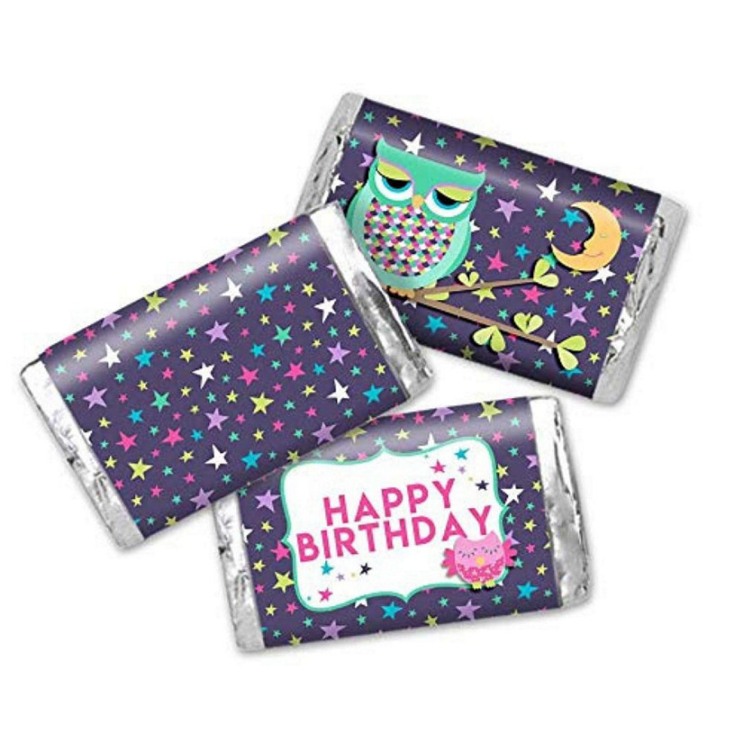 AmandaCreation Night Owl Mini Candybar Wrappers 45pcs. Image