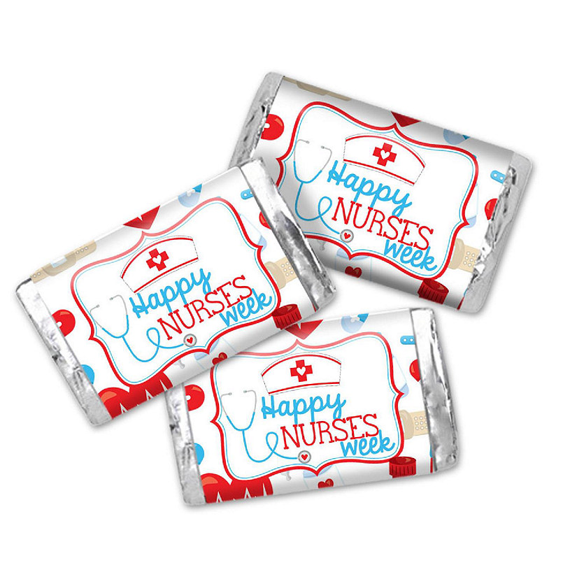 AmandaCreation Nurse's Week Mini Candybar Wrappers 45pcs. Image