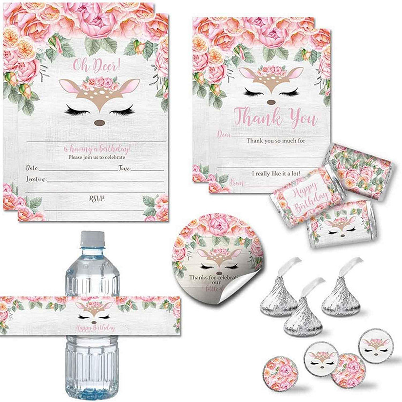 AmandaCreation Oh Deer Birthday Bundle 321pc. Image