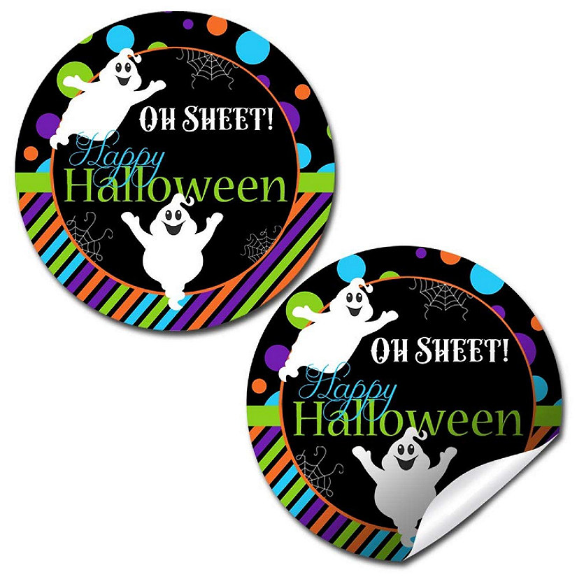AmandaCreation Oh Sheet Ghost Envelope Seals 40pc. Image