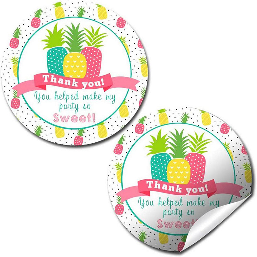 AmandaCreation Pineapple Thank You Envelope Seal 40pcs. Image