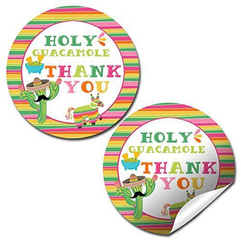 AmandaCreation Pink Holy Guacamole Envelope Seals 40pc. Image