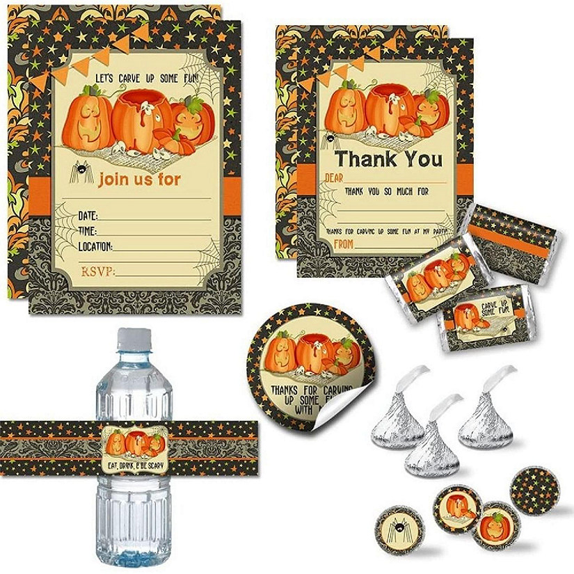 AmandaCreation Pumpkin Carving Party Bundle 381pc. Image