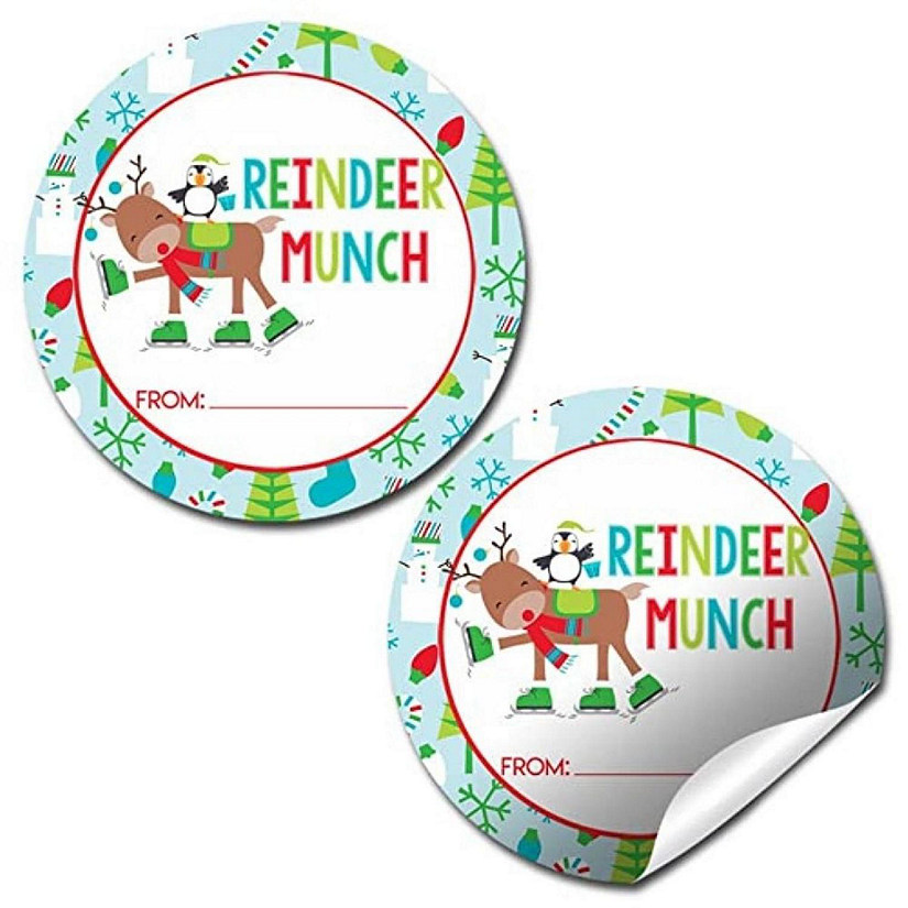 AmandaCreation Reindeer Munch Gift Tag 40pc. Image