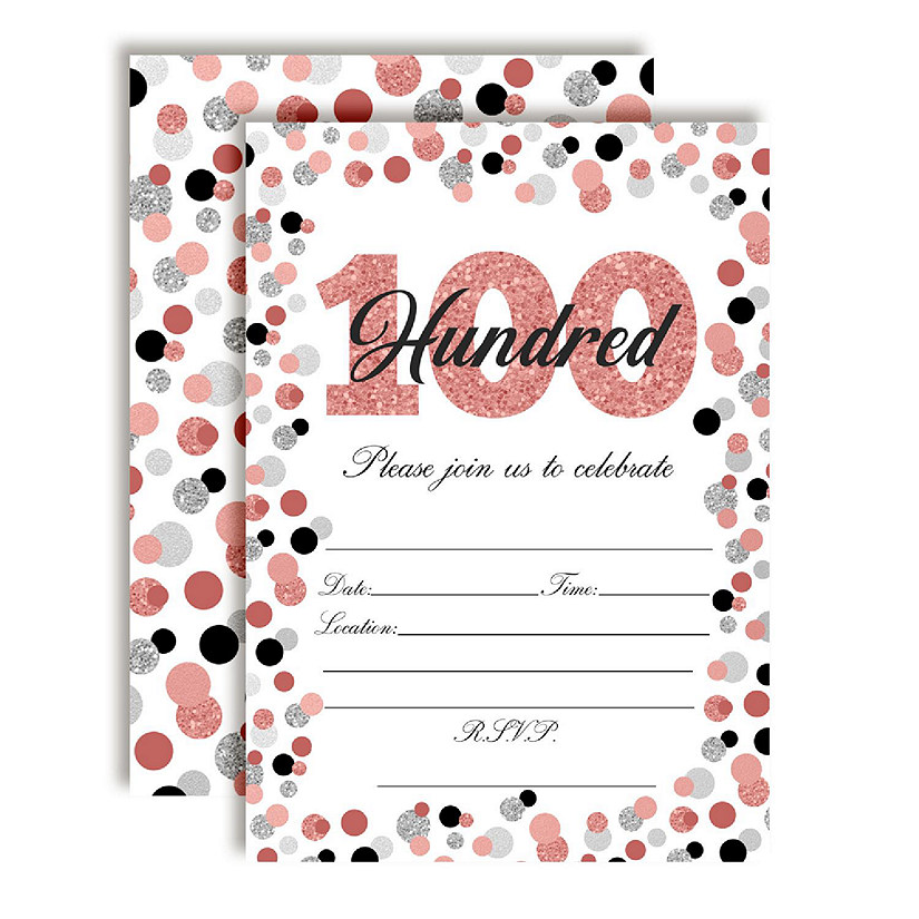 AmandaCreation Rose Gold 100 Polka Dot 40pc. Image
