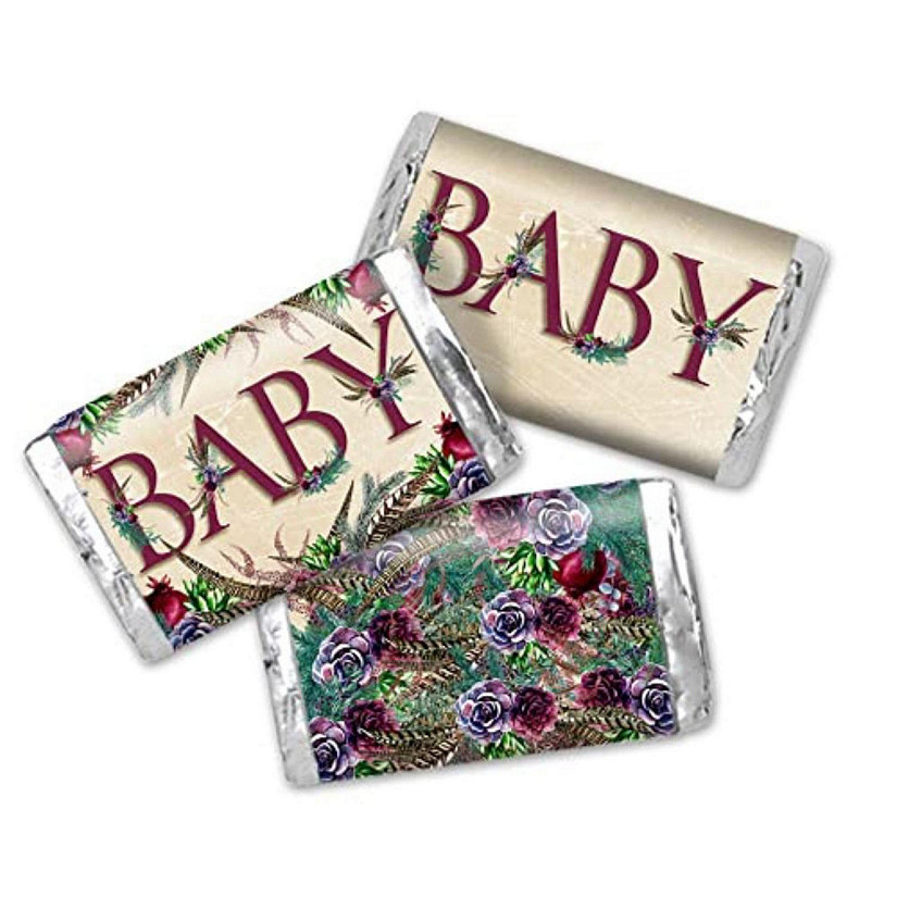 AmandaCreation Rustic Boho Mini Candybar Wrappers 45pcs Image