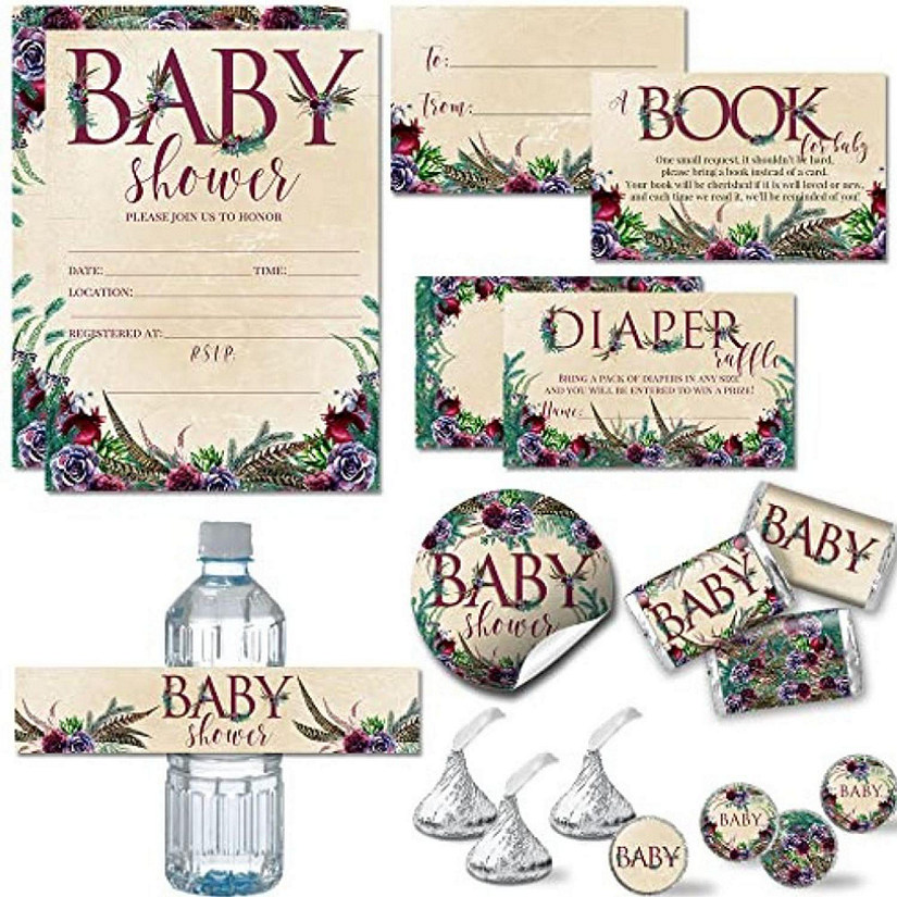 AmandaCreation Rustic Boho Party Bundle 381pc. Image