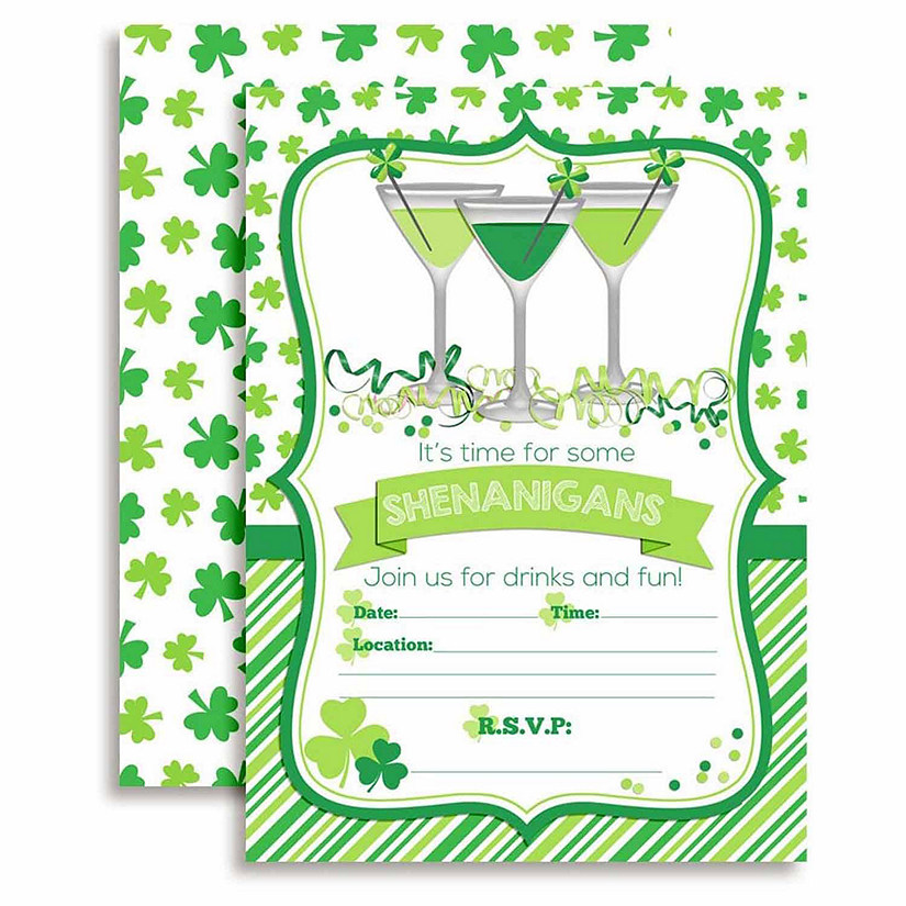 AmandaCreation Shenanigans Night Out Invites 40pc. Image