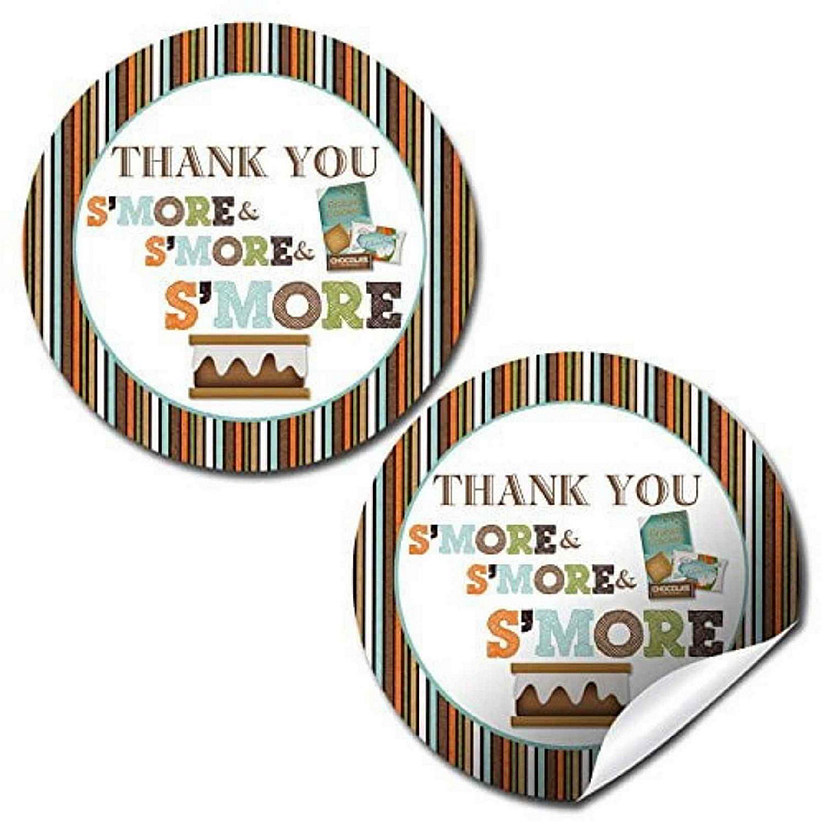 AmandaCreation S'more Birthday Envelope Seals 40pc. Image
