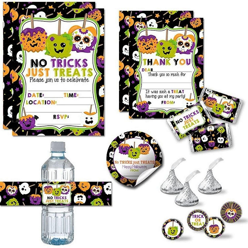AmandaCreation Spooky Candy Apple Party Bundle 381pc. Image