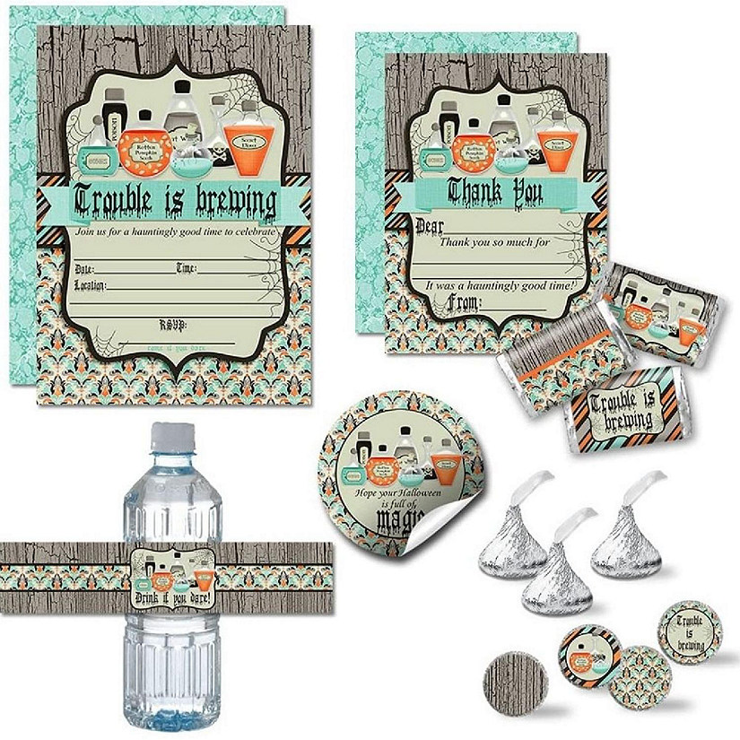 AmandaCreation Spooky Potions Party Bundle 381pc. Image