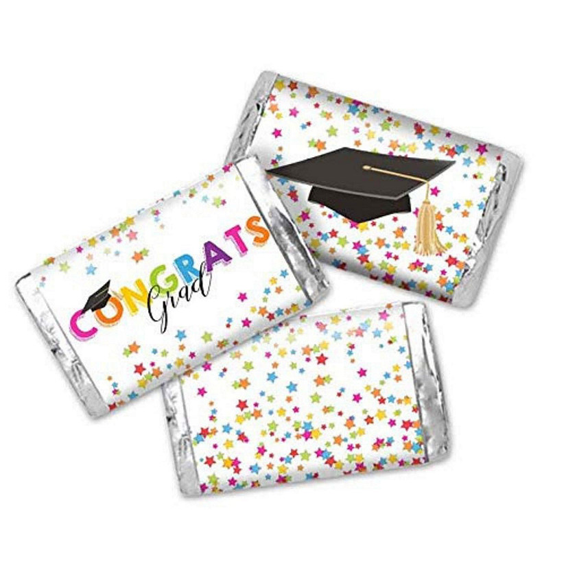 AmandaCreation Star Graduation Mini Candybar Wrappers 45pcs Image