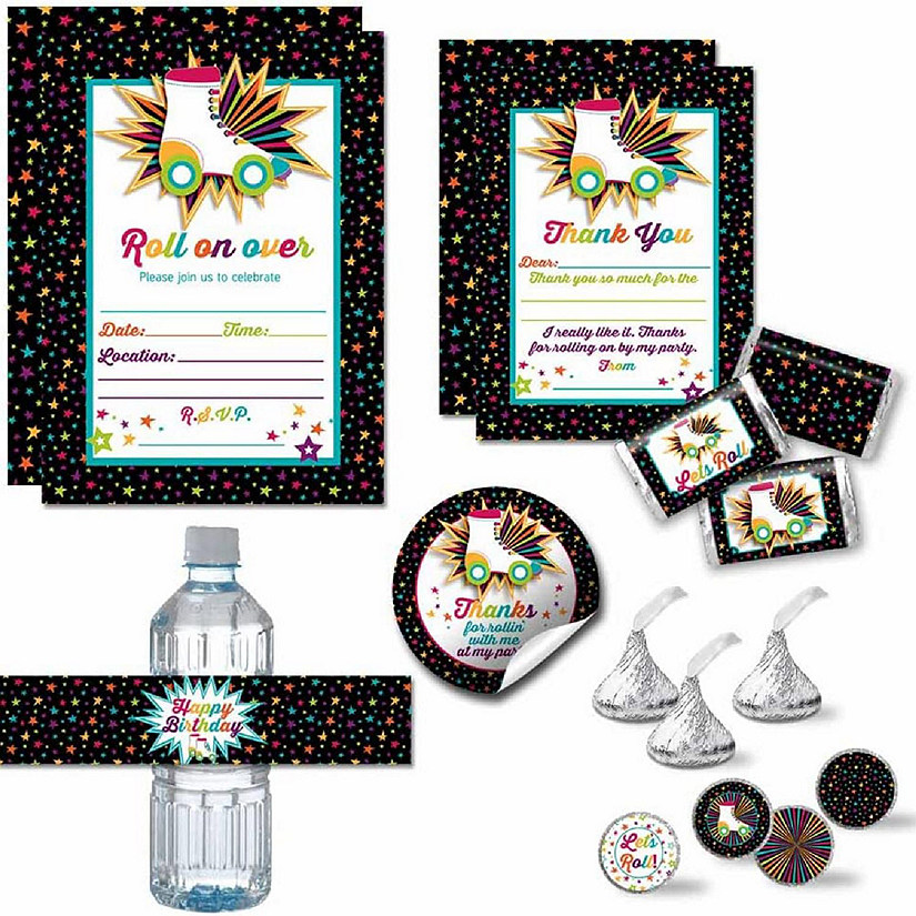 AmandaCreation Star Rollerskating Birthday Bundle 321pc. Image