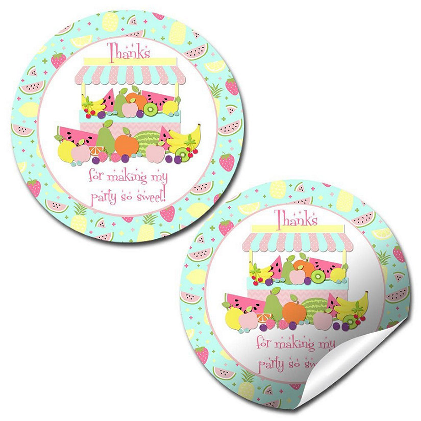 AmandaCreation Summer Fruit Stand Envelope Seals 40pc Image